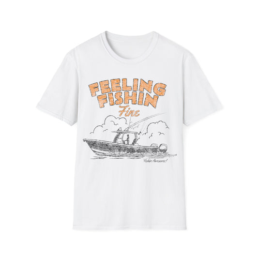 Feeling Fishin Fine Boat T-Shirt