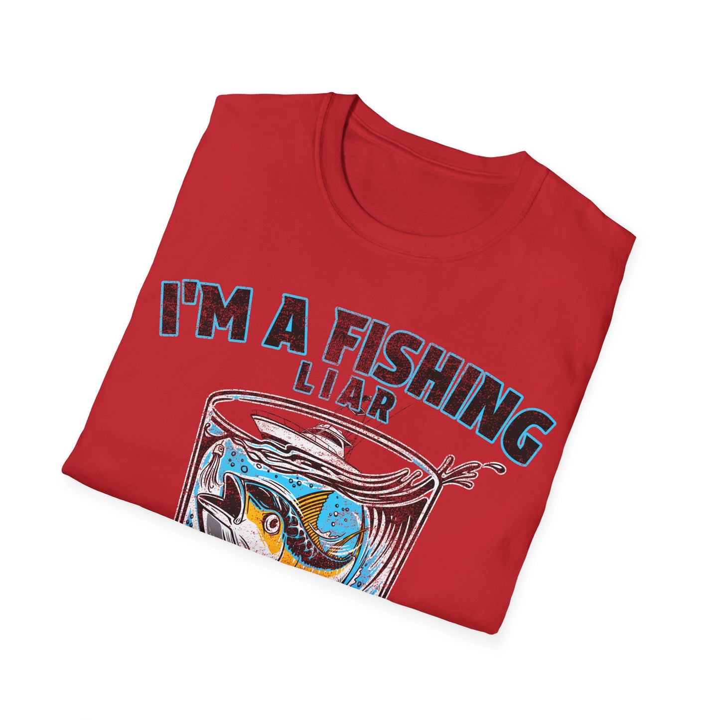 Fishing Liar Glass T-Shirt