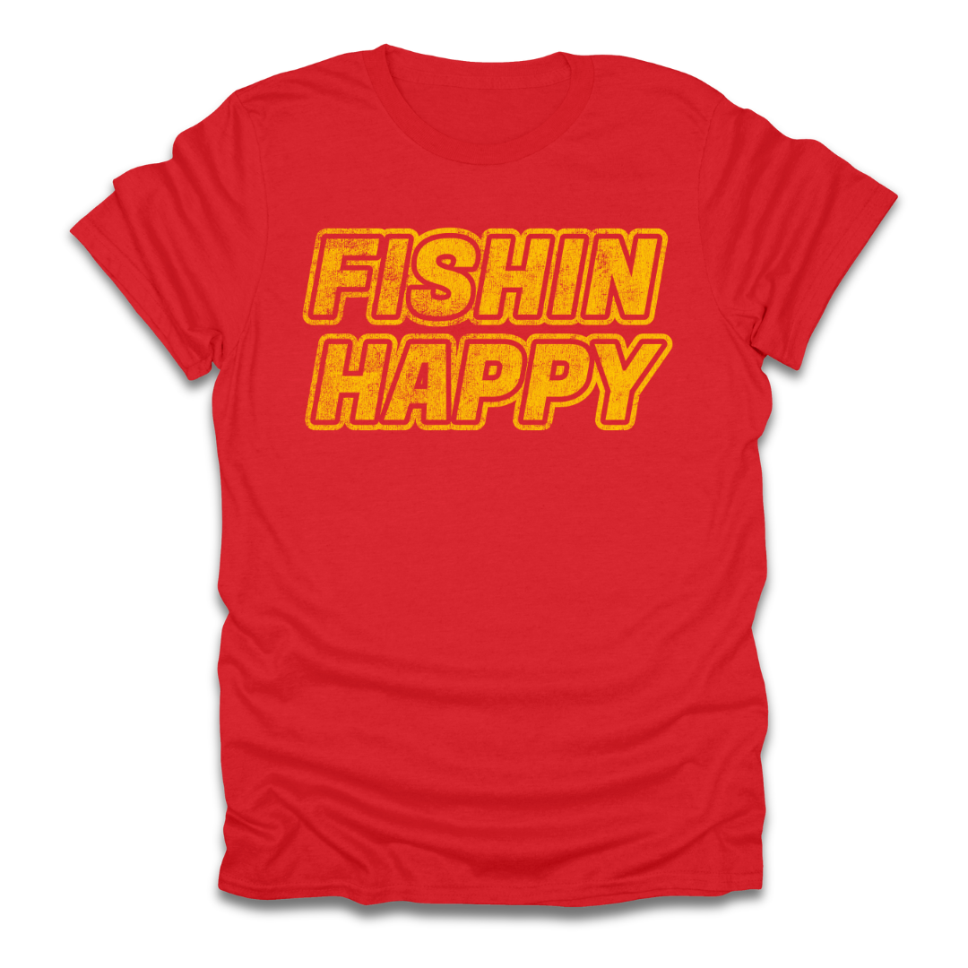 Fishin Happy Words T-Shirt