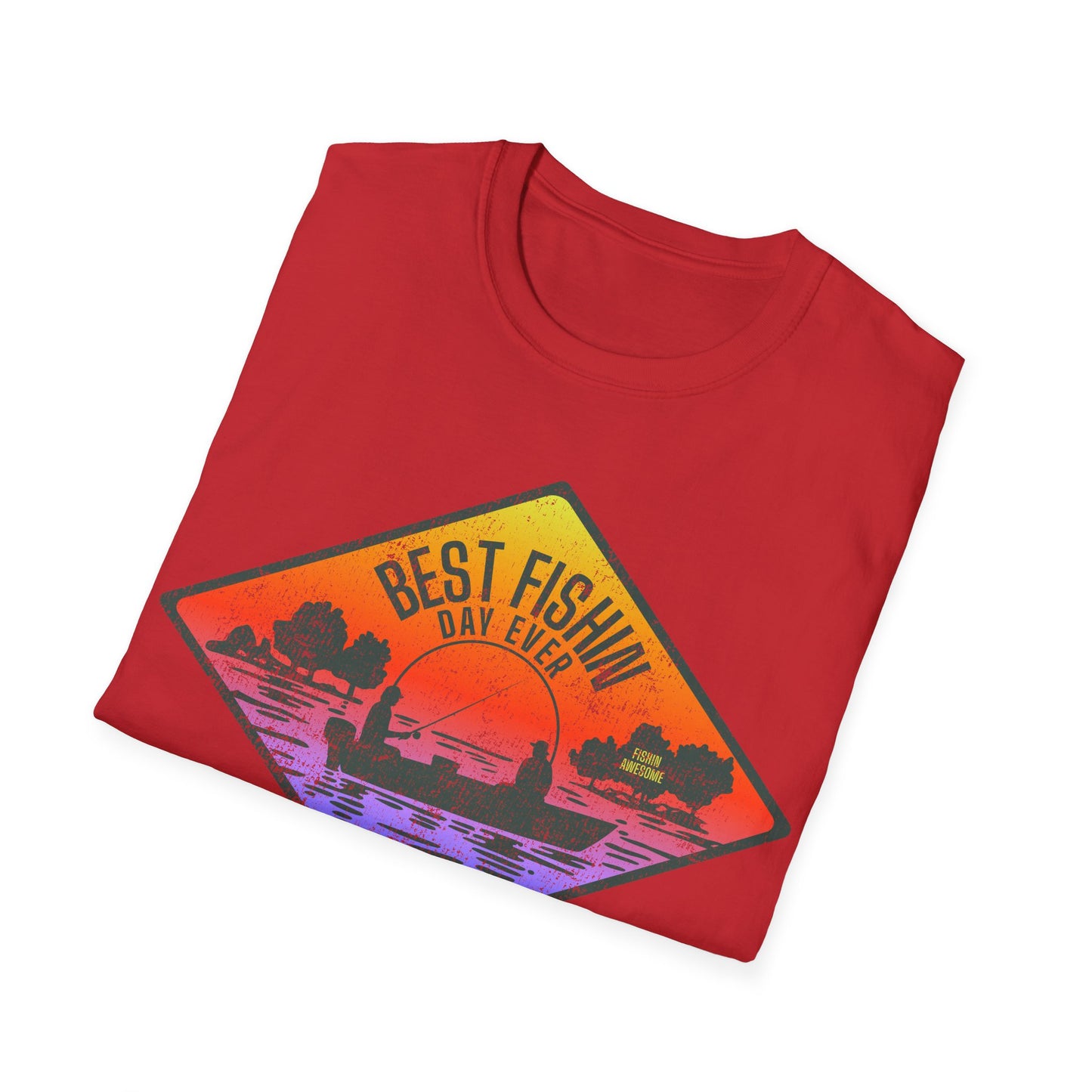 Best Fishin Day Ever Boat T-Shirt