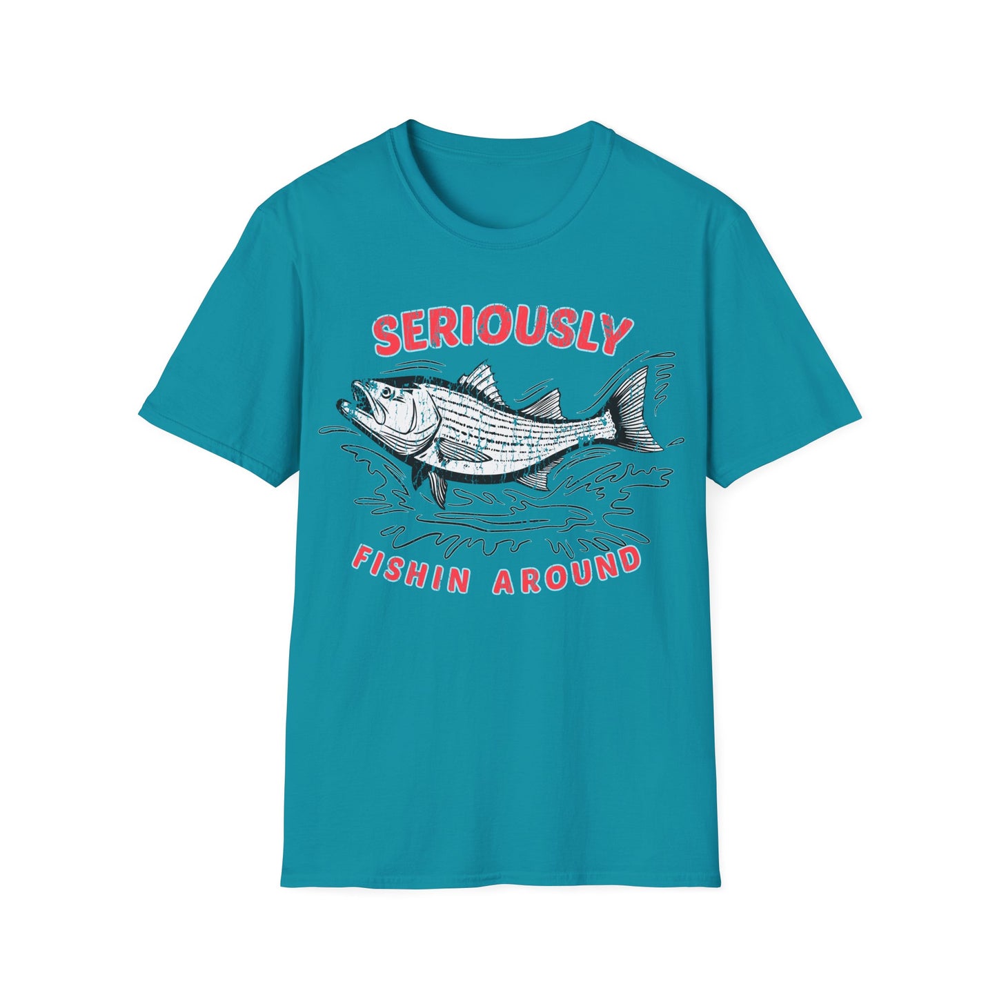 Seriously Fishin Around Striped Bass T-Shirt