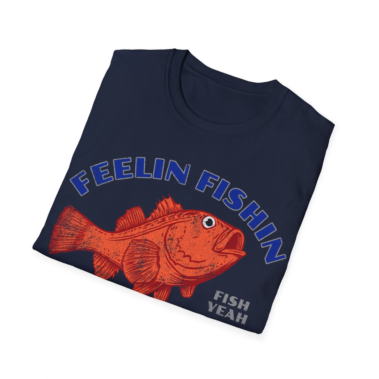 Feelin Fishin Fantastic Orange Fish T-Shirt