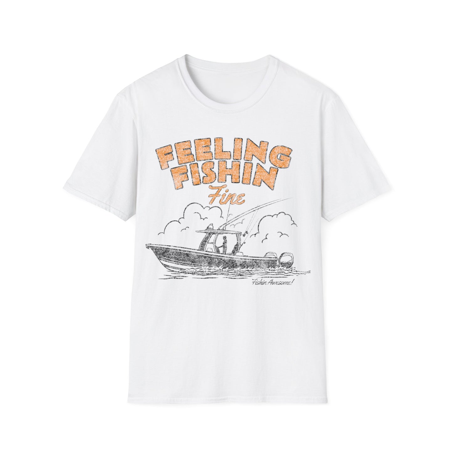 Feeling Fishin Fine Boat T-Shirt