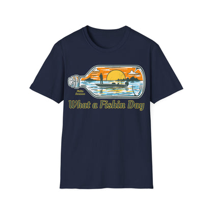 What a Fishin Day Bottle T-Shirt