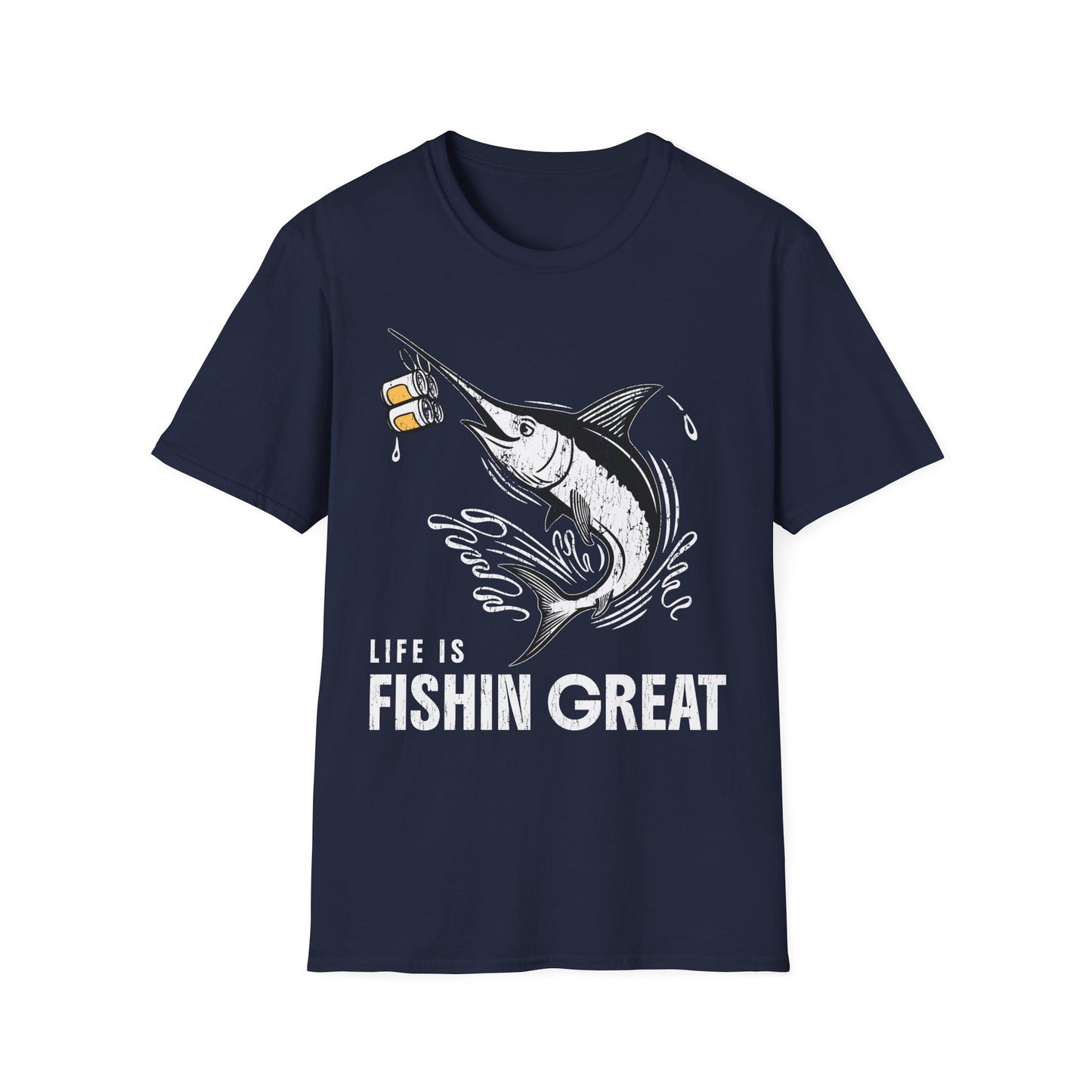 Life Is Fishin Great Swordfish T-Shirt