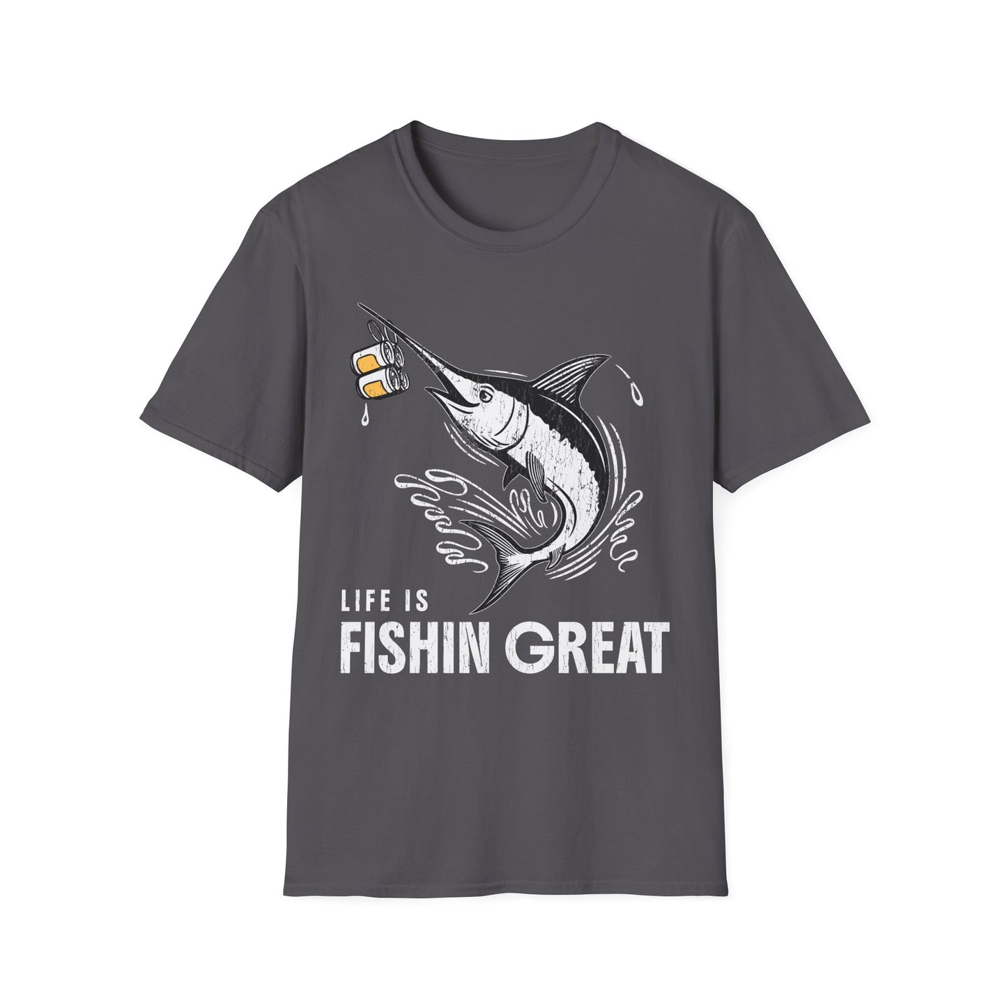 Life Is Fishin Great Swordfish T-Shirt