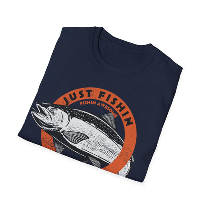 Just Fishin Around Salmon T-Shirt
