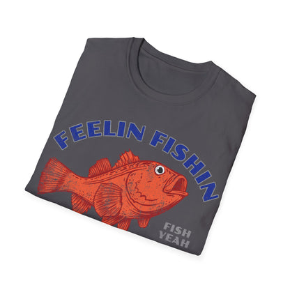 Feelin Fishin Fantastic Orange Fish T-Shirt