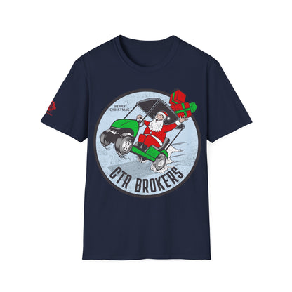 CTR Brokers Santa Golf Cart T-Shirt