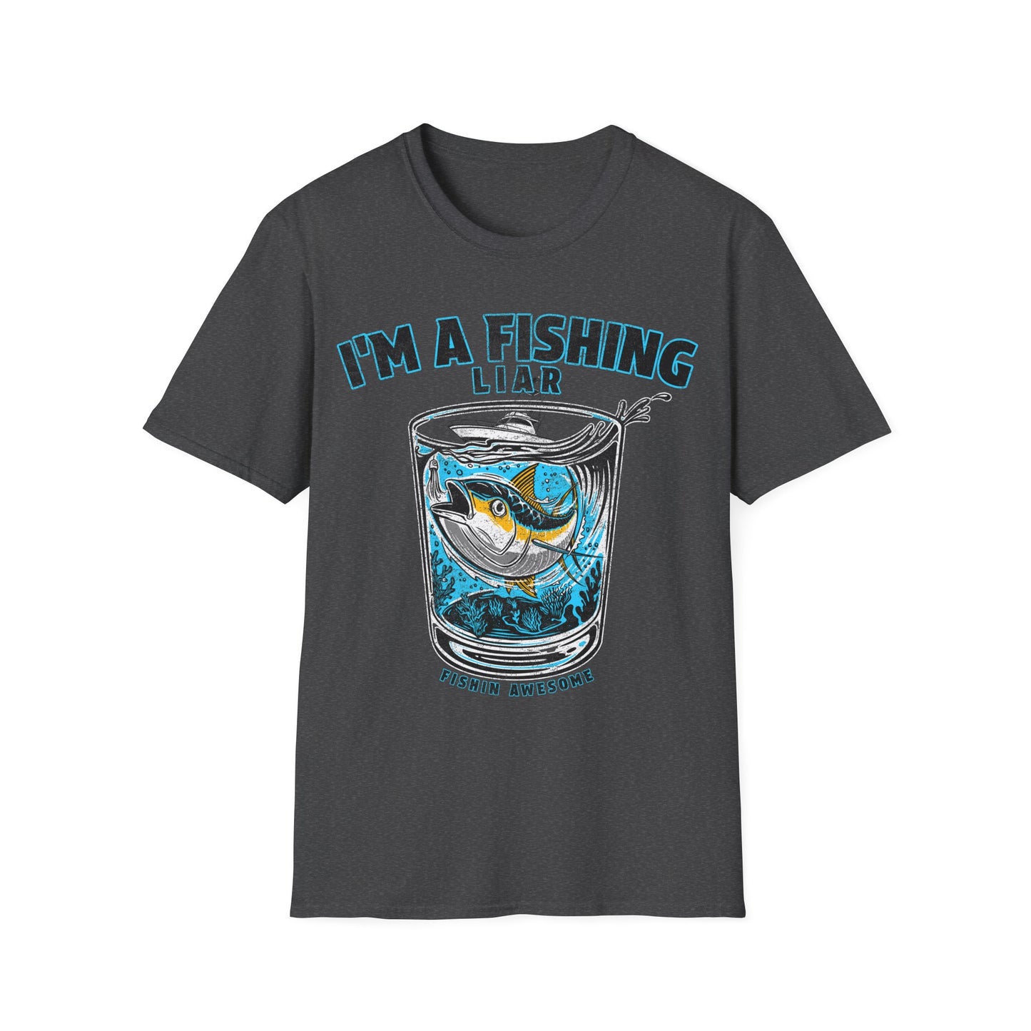 Fishing Liar Glass T-Shirt