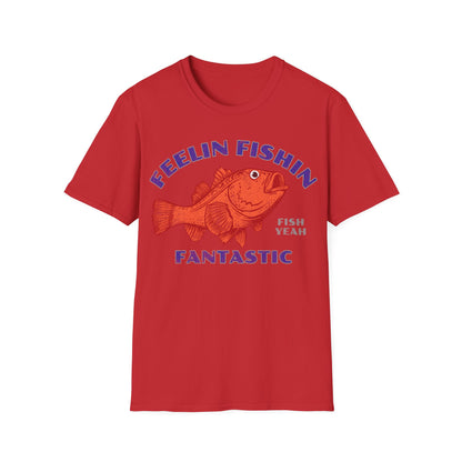 Feelin Fishin Fantastic Orange Fish T-Shirt