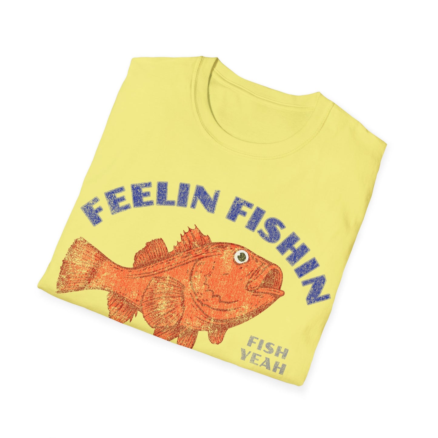 Feelin Fishin Fantastic Orange Fish T-Shirt