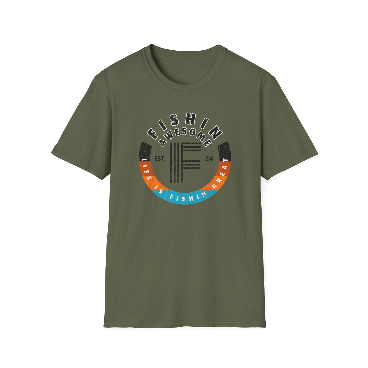 Life Is Fishin Great Circle T-Shirt