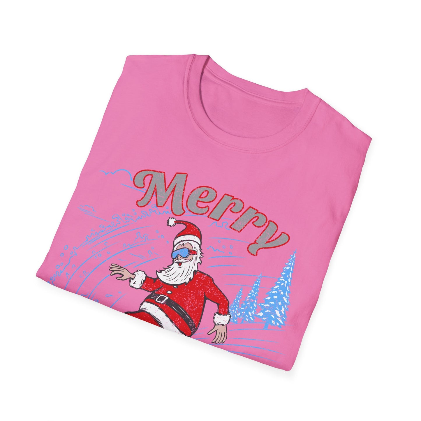 CTR Santa Snow Board T-Shirt