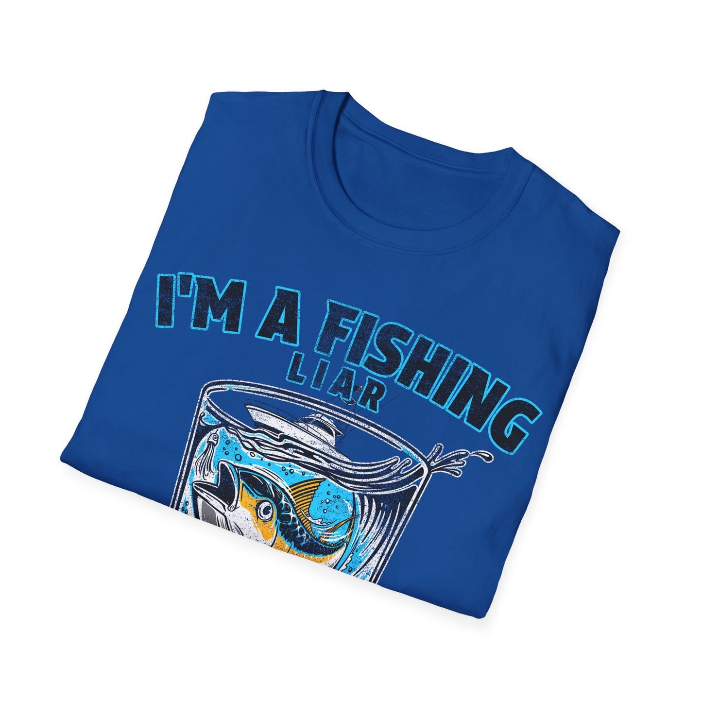 Fishing Liar Glass T-Shirt