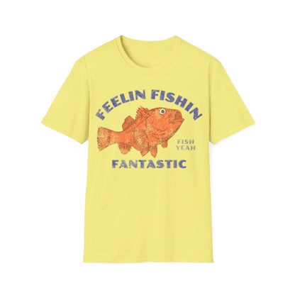 Feelin Fishin Fantastic Orange Fish T-Shirt