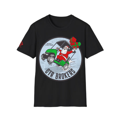 CTR Brokers Santa Golf Cart T-Shirt