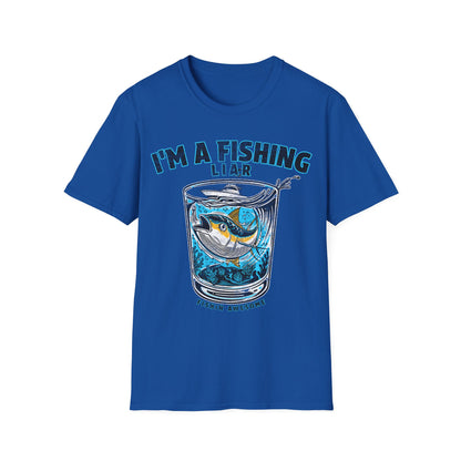 Fishing Liar Glass T-Shirt