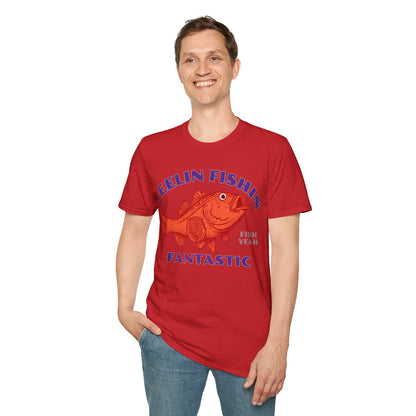 Feelin Fishin Fantastic Orange Fish T-Shirt