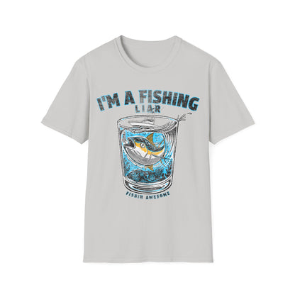 Fishing Liar Glass T-Shirt