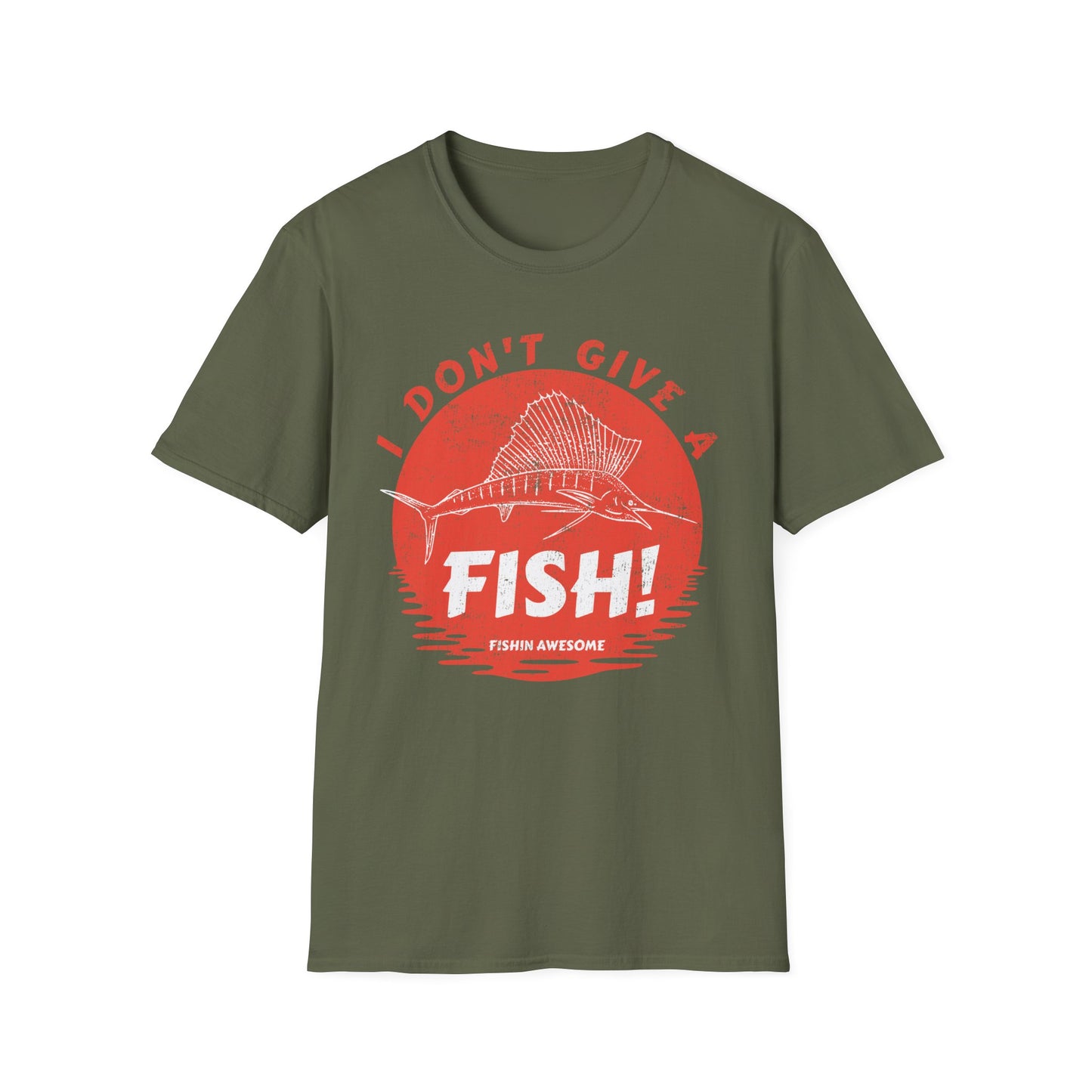 I Don't Give a Fish Sailfish T-Shirt