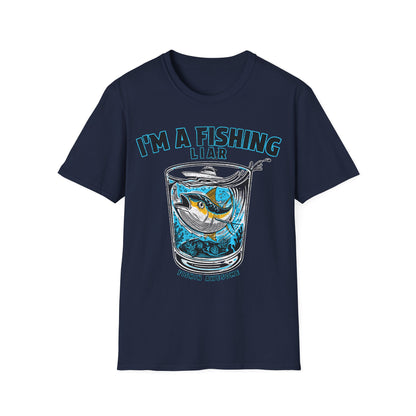 Fishing Liar Glass T-Shirt