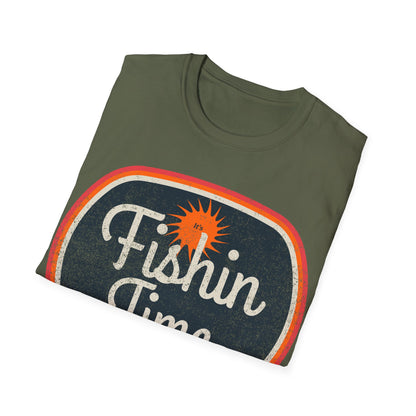 Its Fishin Time Again Sun T-Shirt