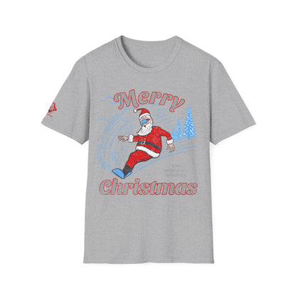 CTR Santa Snow Board T-Shirt