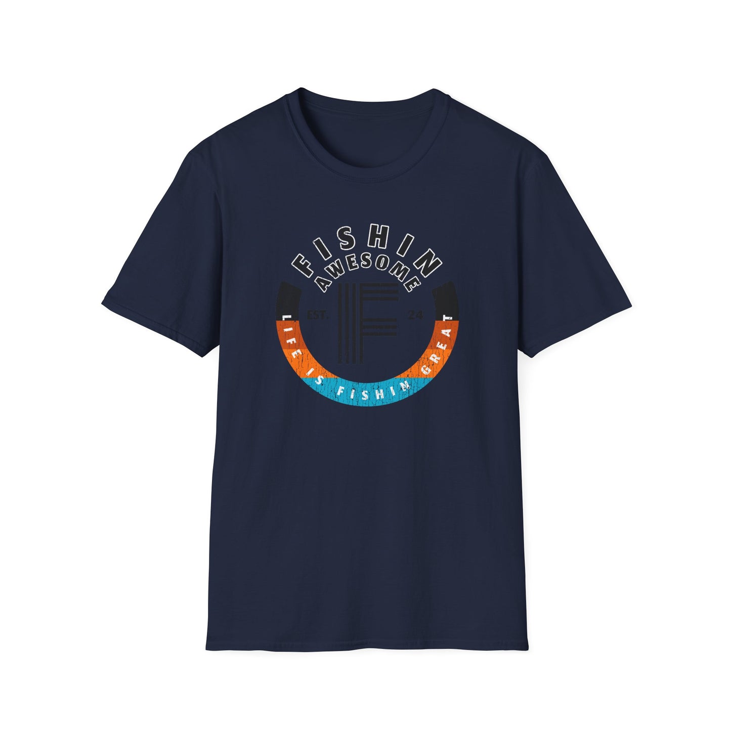 Life Is Fishin Great Circle T-Shirt