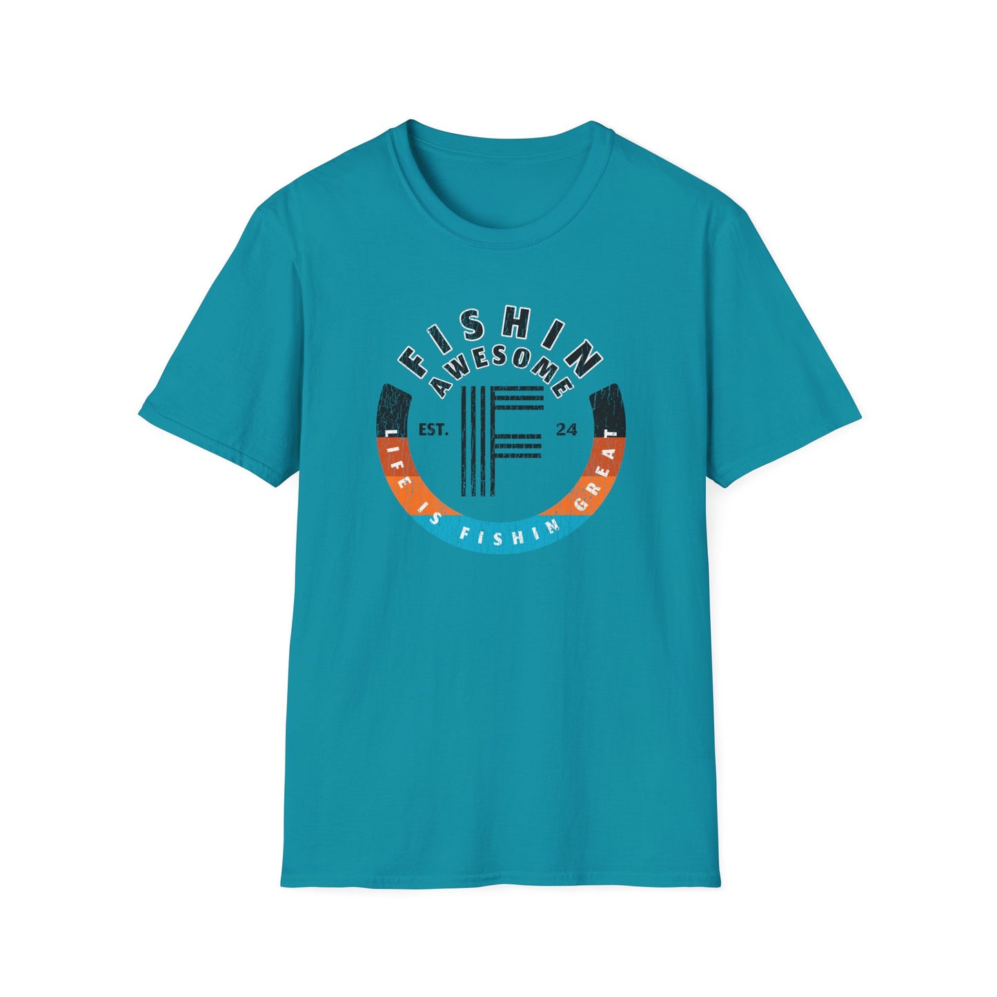 Life Is Fishin Great Circle T-Shirt