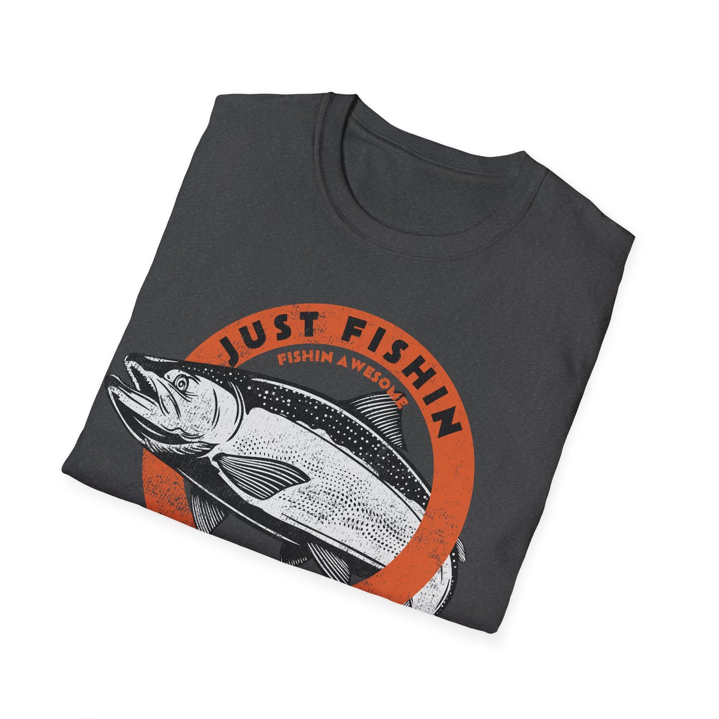 Just Fishin Around Salmon T-Shirt