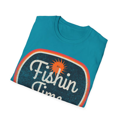 Its Fishin Time Again Sun T-Shirt