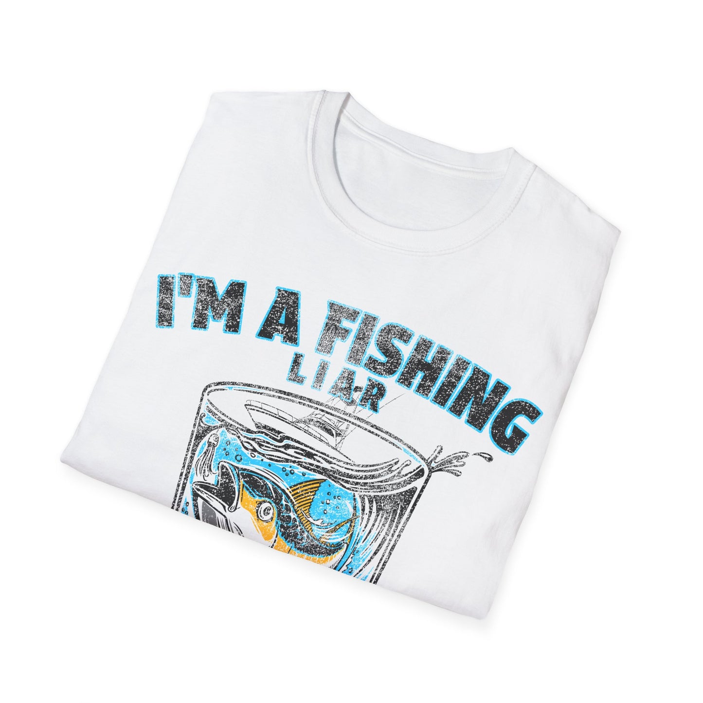 Fishing Liar Glass T-Shirt