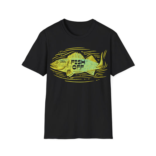 Fish Off Walleye Yellow T-Shirt