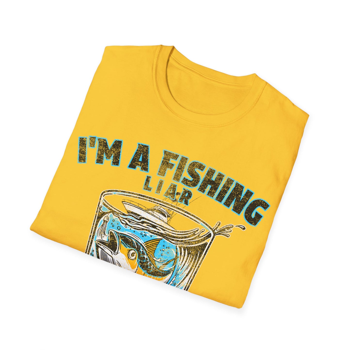 Fishing Liar Glass T-Shirt