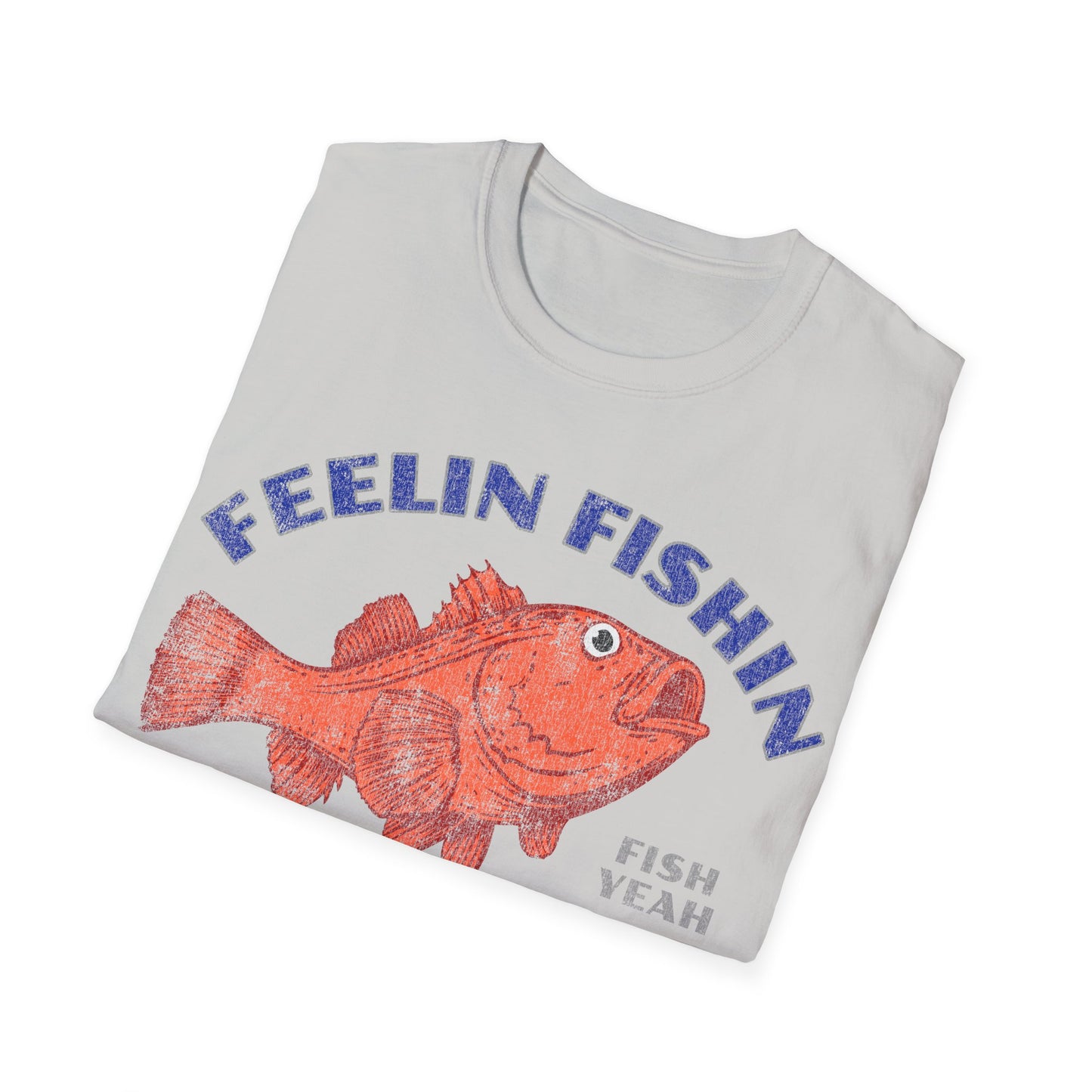 Feelin Fishin Fantastic Orange Fish T-Shirt