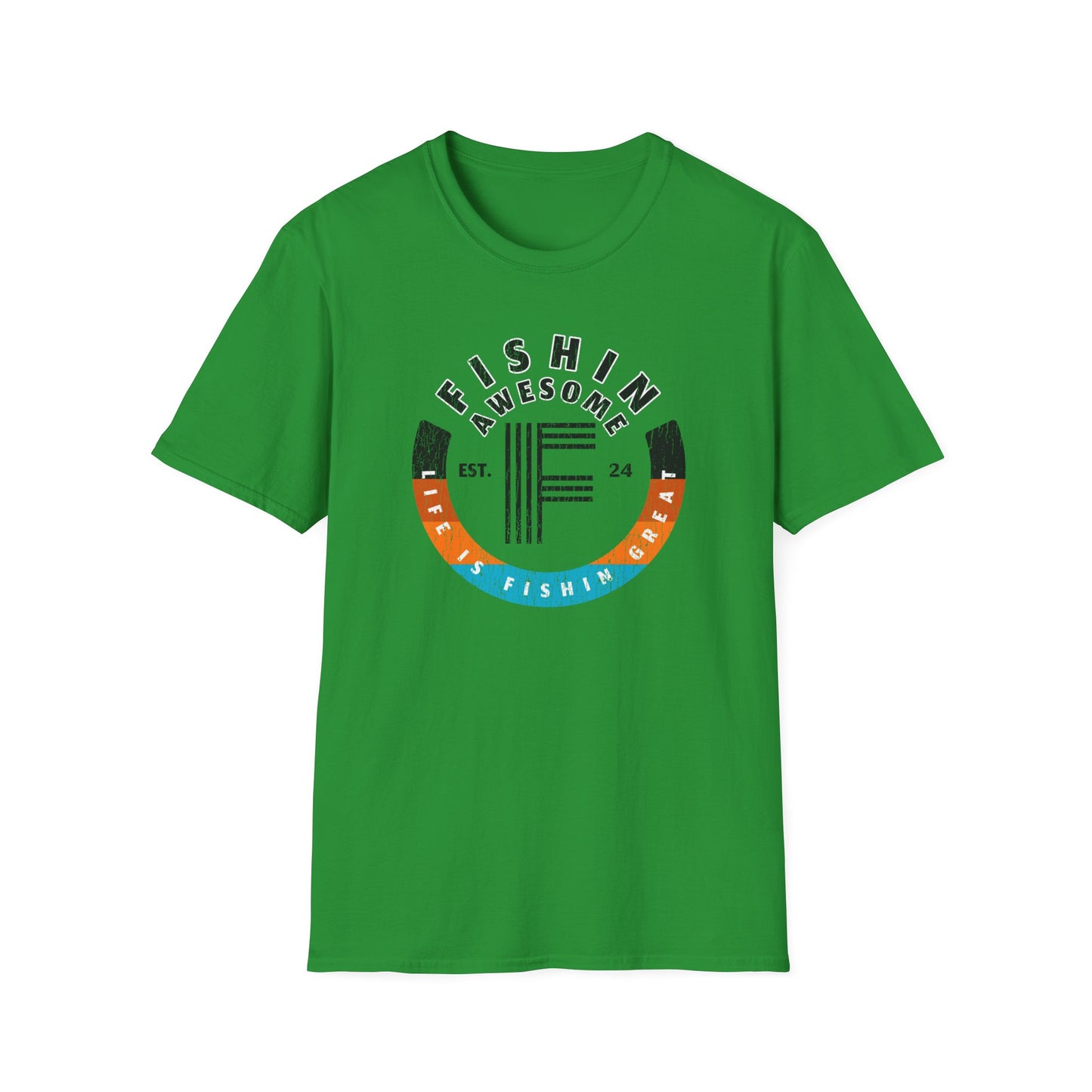 Life Is Fishin Great Circle T-Shirt