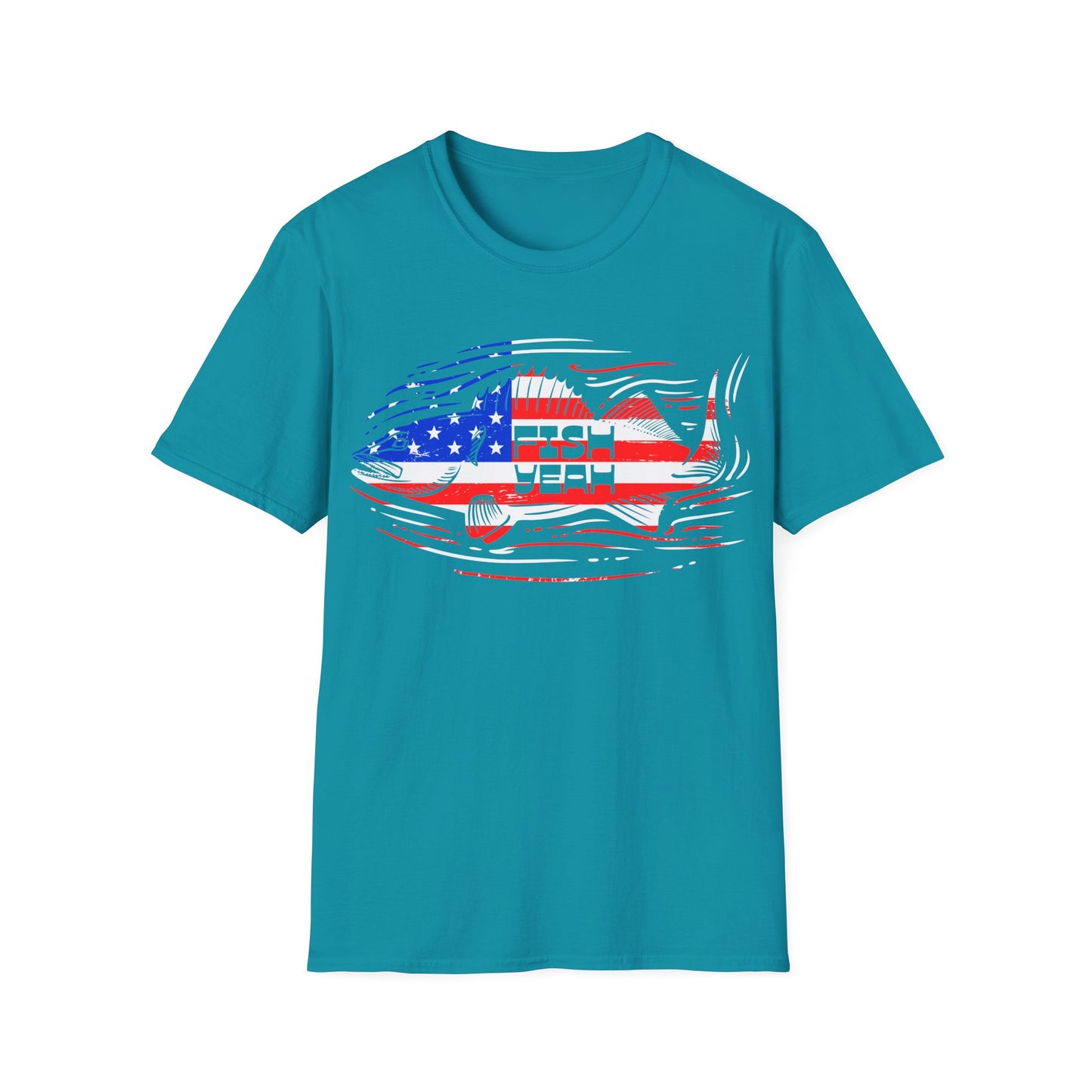 Fish Yeah America Walleye T-Shirt