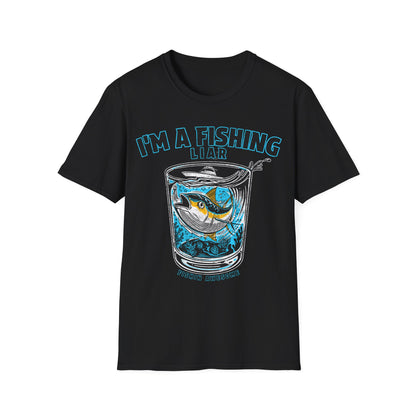 Fishing Liar Glass T-Shirt