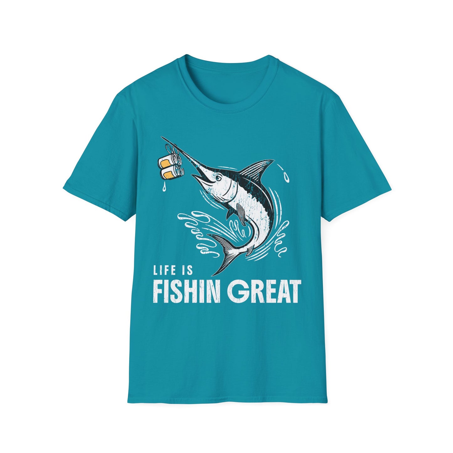 Life Is Fishin Great Swordfish T-Shirt