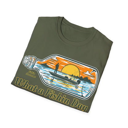 What a Fishin Day Bottle T-Shirt