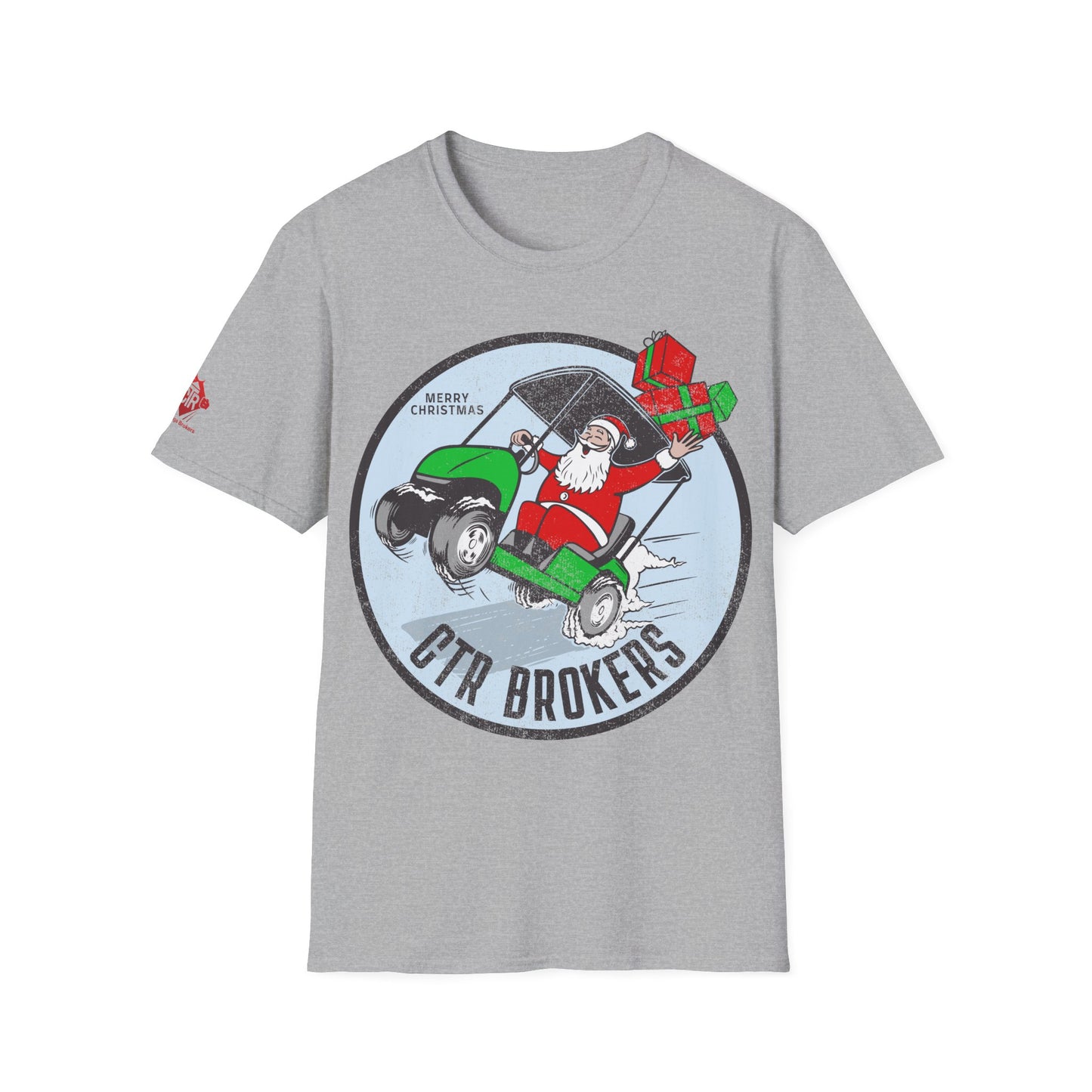 CTR Brokers Santa Golf Cart T-Shirt