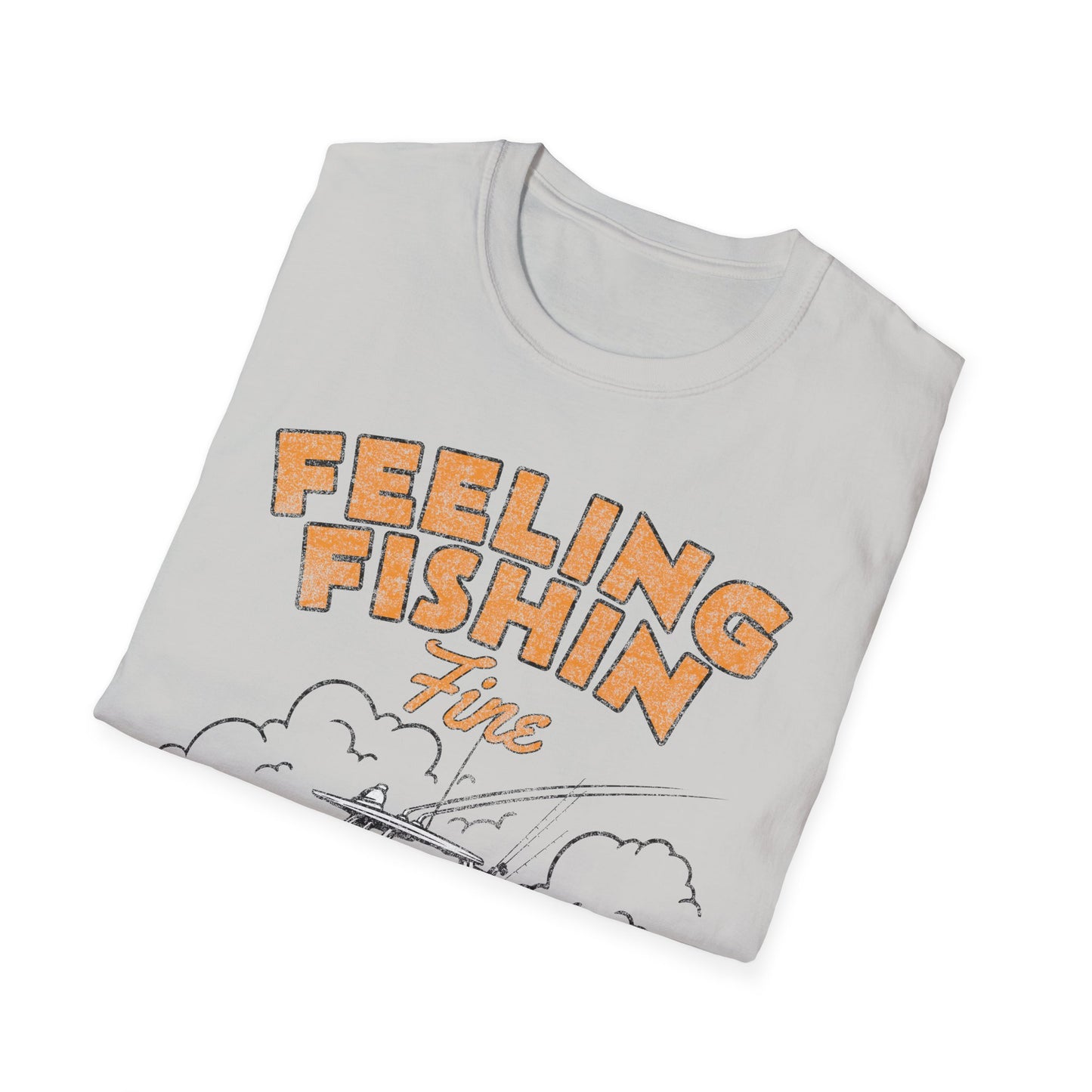 Feeling Fishin Fine Boat T-Shirt