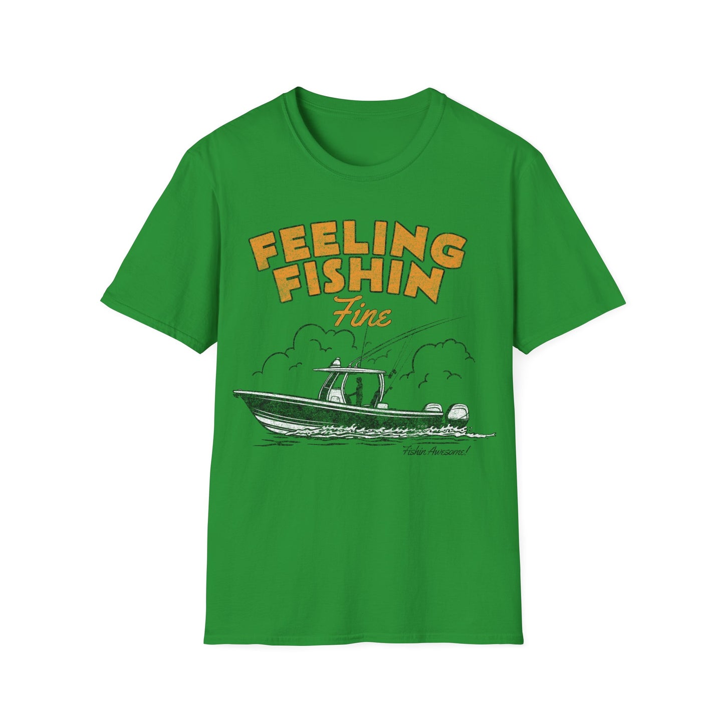 Feeling Fishin Fine Boat T-Shirt