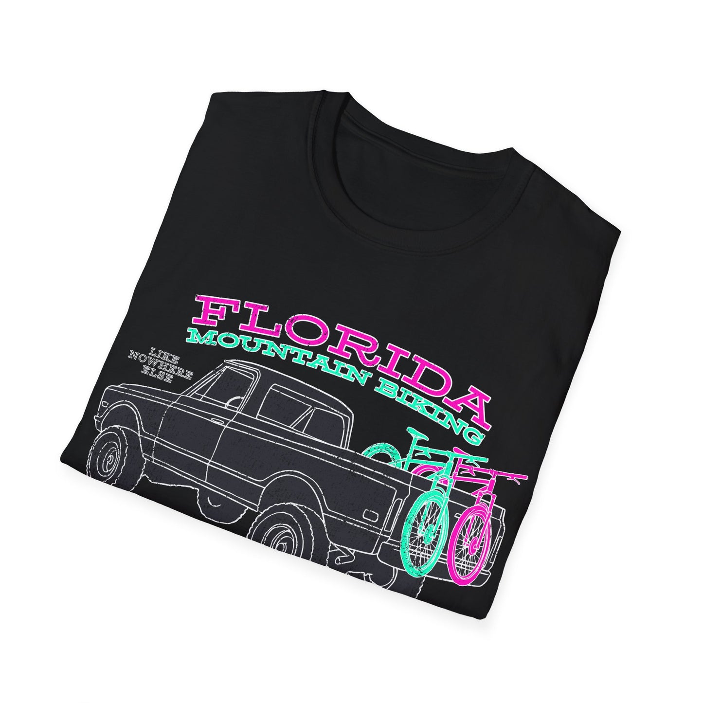 Florida Mountain Biking Truck T-Shirt