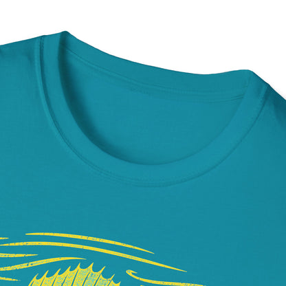 Fish Off Walleye Yellow T-Shirt