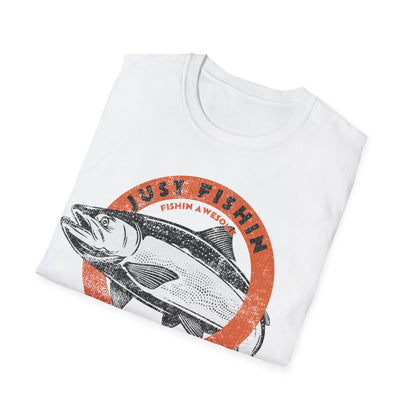 Just Fishin Around Salmon T-Shirt