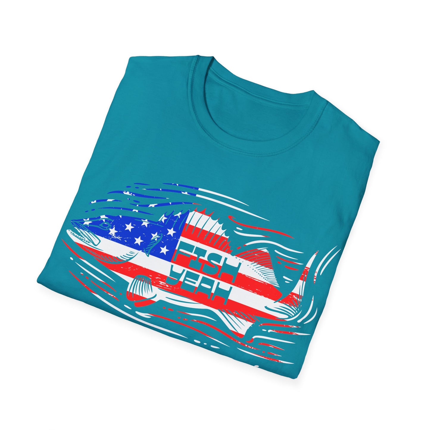 Fish Yeah America Walleye T-Shirt