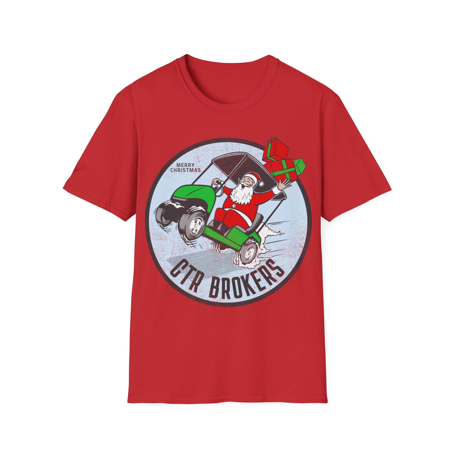 CTR Brokers Santa Golf Cart T-Shirt
