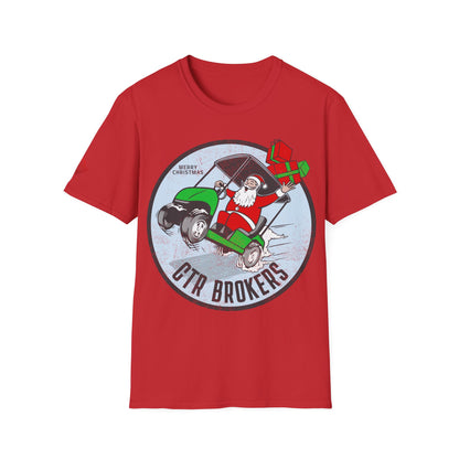CTR Brokers Santa Golf Cart T-Shirt